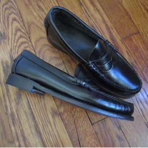 Dexter Comfort Classics Penny Loafers 7.5D Men Black Leather Sole